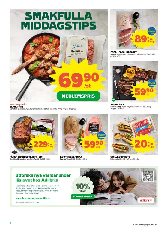 Coop Daglivs reklamblad