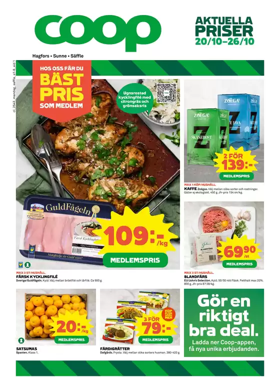 Coop Extra-katalog i Umeå | Coop Extra reklamblad | 2025-10-20T00:00:00.000Z - 2025-11-03T00:00:00.000Z