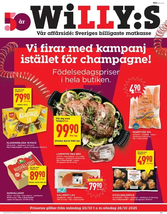Willys-katalog i Umeå | Nya erbjudanden att upptäcka | 2025-10-20T00:00:00.000Z - 2025-11-03T00:00:00.000Z