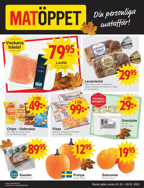 Matoppet reklamblad