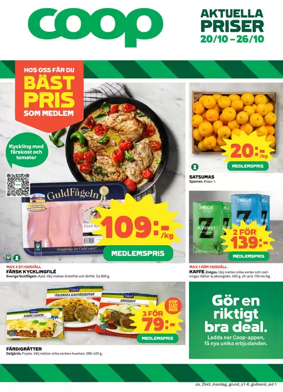 Coop Konsum-katalog i Umeå | Aktuella deals och erbjudanden | 2025-10-20T00:00:00.000Z - 2025-11-03T00:00:00.000Z