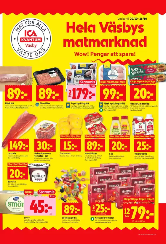 ICA Kvantum reklamblad