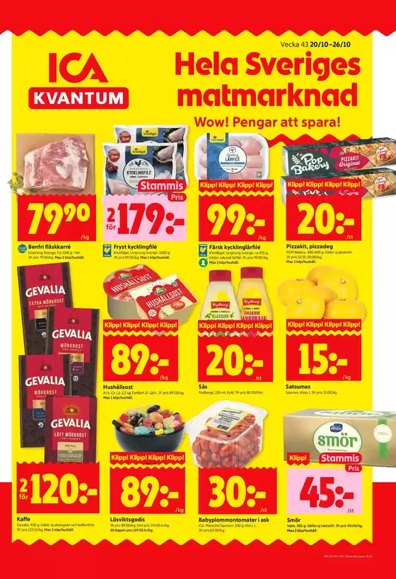 ICA Kvantum-katalog i Umeå | Stort urval av erbjudanden | 2025-10-20T00:00:00.000Z - 2025-11-03T00:00:00.000Z