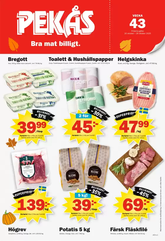 Pekås-katalog i Umeå | pekas annonsblad 2025 v43 Vanliga komprimerad | 2025-10-20T00:00:00.000Z - 2025-11-03T00:00:00.000Z