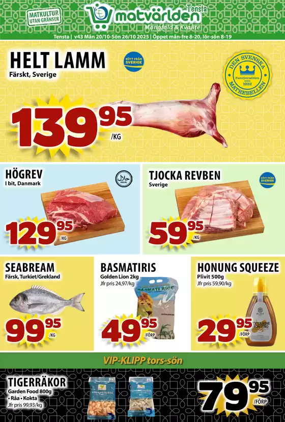 Veckans erbjudanden Tensta! 