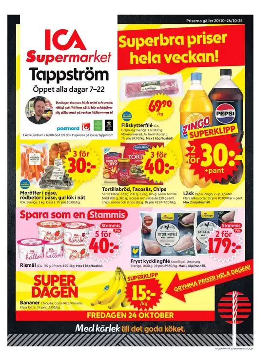 ICA Supermarket reklamblad