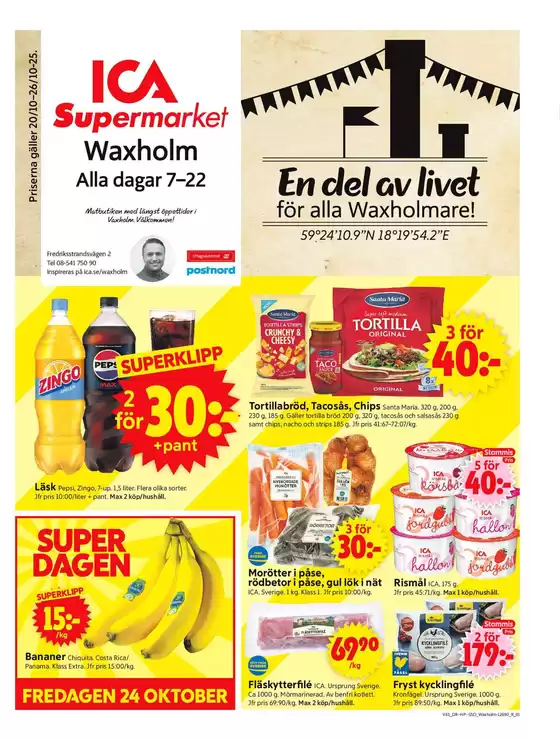 ICA Supermarket reklamblad
