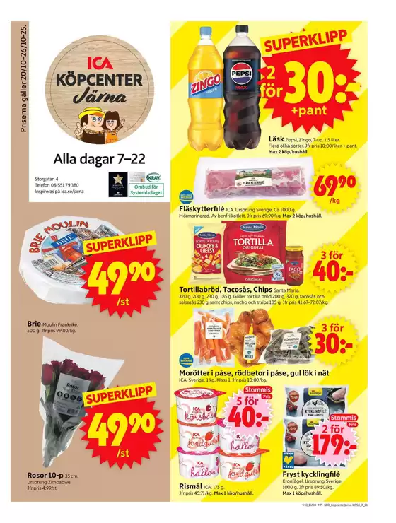 ICA Supermarket reklamblad