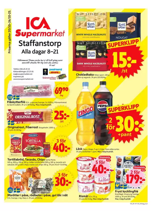 ICA Supermarket reklamblad