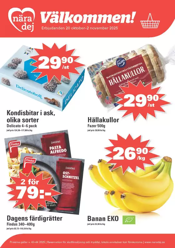 Nära dej-katalog i Göteborg | Kampanjpriser! | 2025-10-20T00:00:00.000Z - 2025-11-02T00:00:00.000Z