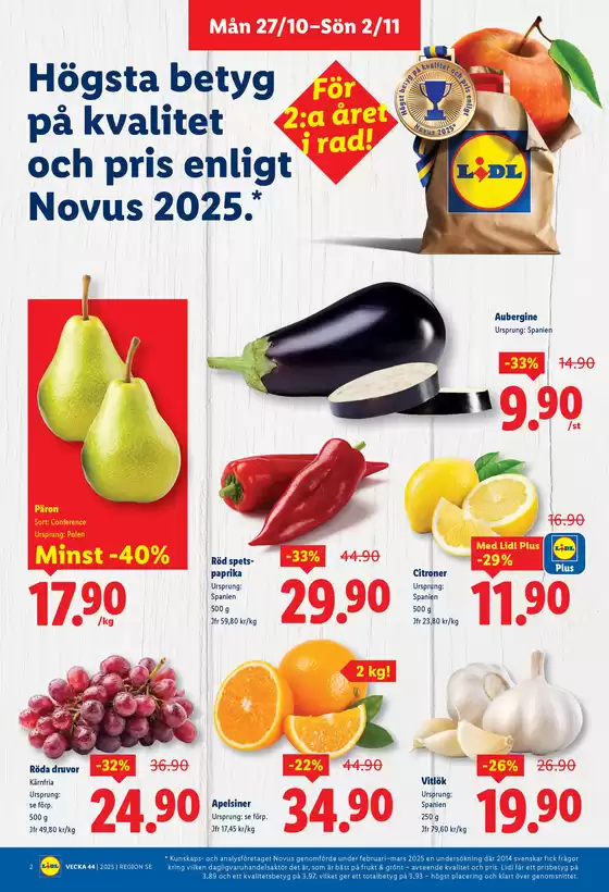 ERBJUDANDEN VECKA 44