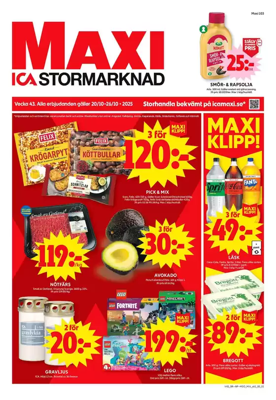 ICA Maxi reklamblad