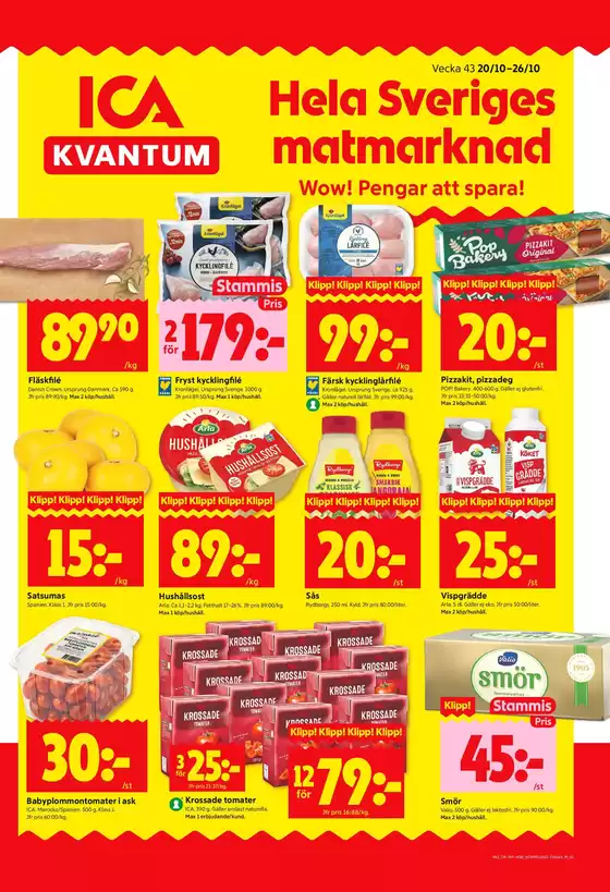 ICA Kvantum reklamblad