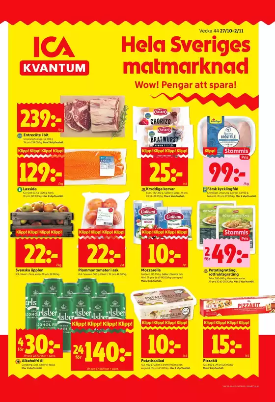 ICA Kvantum reklamblad