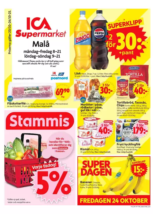 ICA Supermarket reklamblad