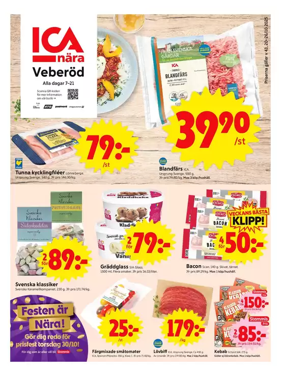 ICA Nära reklamblad
