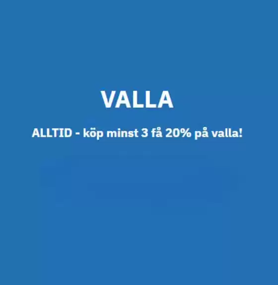 Skistart-katalog | 3 få 20% på valla! | 2025-10-21T00:00:00.000Z - 2025-11-05T00:00:00.000Z