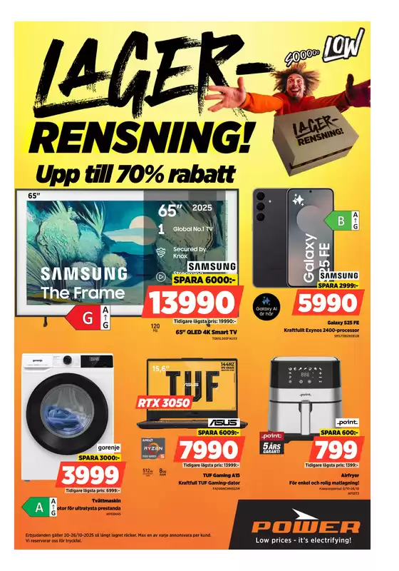 Power-katalog i Halmstad | Rensning! Upp till 70% rabatt! | 2025-10-21T00:00:00.000Z - 2025-10-26T00:00:00.000Z