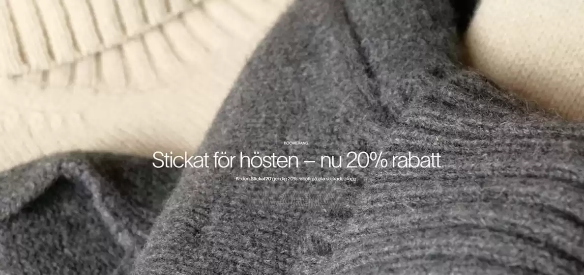Boomerang-katalog | Nu 205 rabatt! | 2025-10-21T00:00:00.000Z - 2025-11-05T00:00:00.000Z
