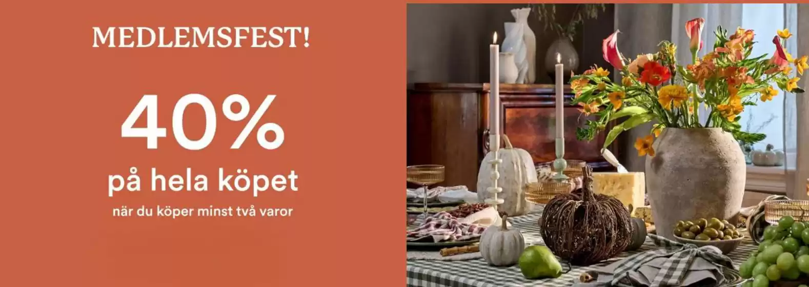 Upp till 50%!