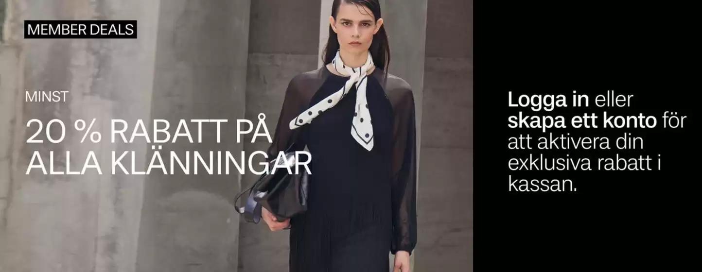 20% rabatt på alla klänningar!