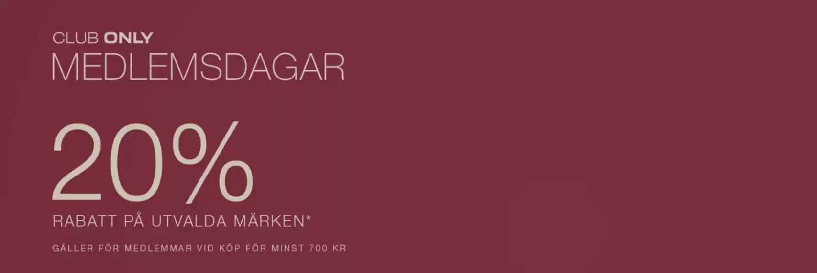 Only-katalog i Uppsala | Medlemsdagar 20%! | 2025-10-24T00:00:00.000Z - 2025-11-07T00:00:00.000Z