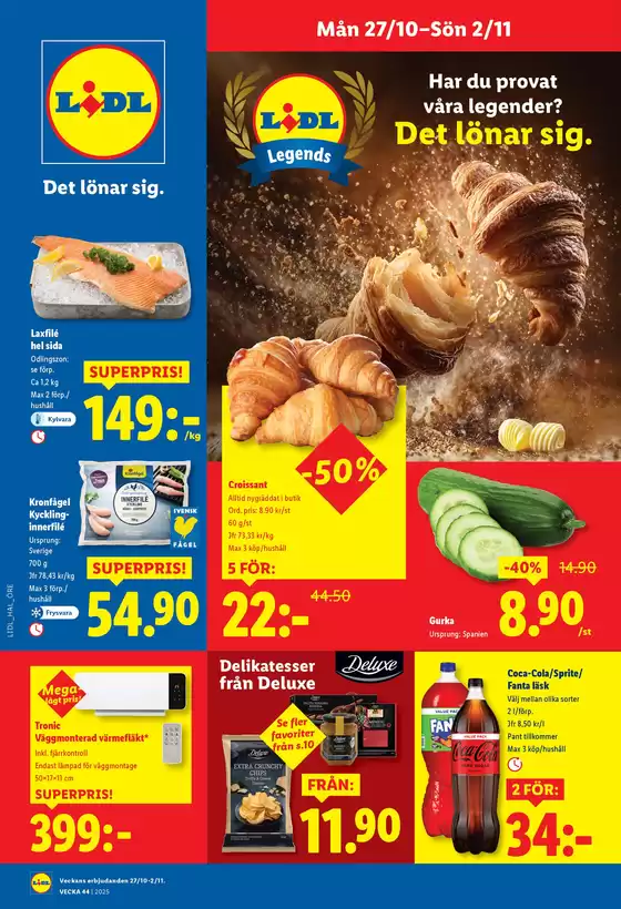Lidl-katalog i Kristianstad | Upptäck attraktiva erbjudanden | 2025-10-27T00:00:00.000Z - 2025-11-02T00:00:00.000Z