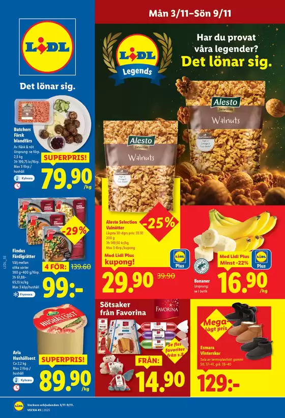 Lidl-katalog | Nationell ERBJUDANDEN VECKA 45 | 2025-11-03T00:00:00.000Z - 2025-11-09T00:00:00.000Z