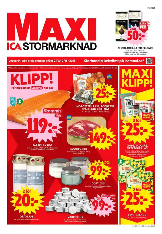 ICA Maxi reklamblad
