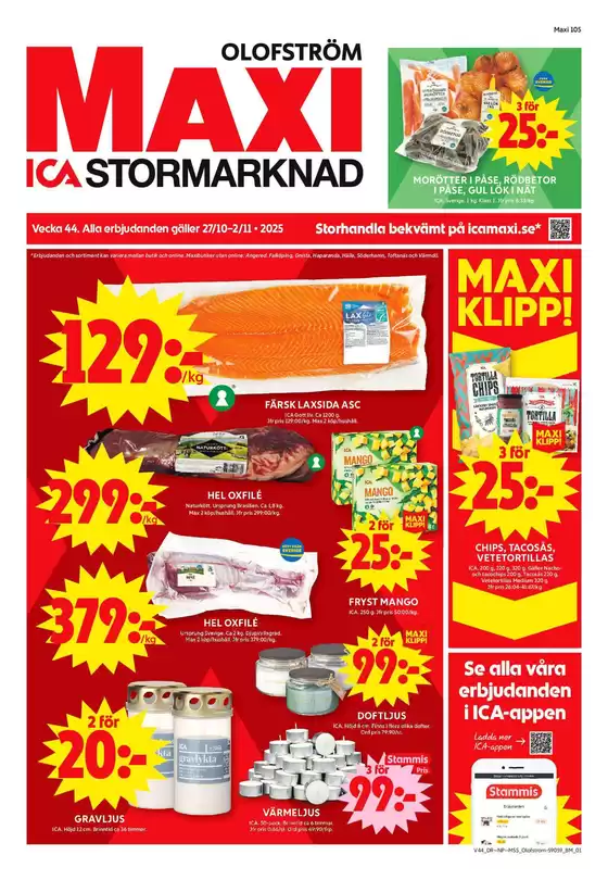 ICA Maxi reklamblad
