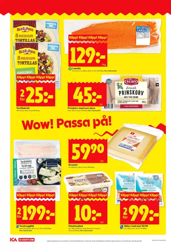 ICA Kvantum reklamblad