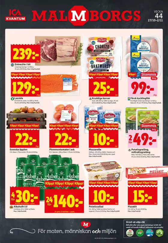 ICA Kvantum reklamblad