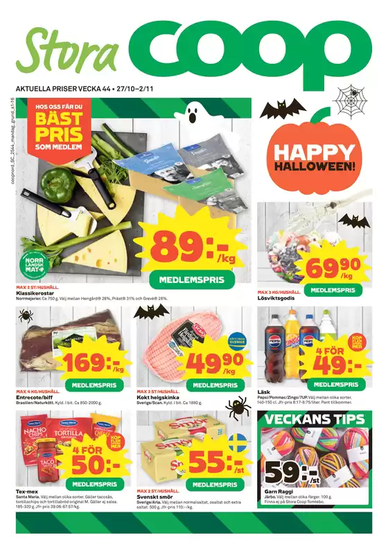 Stora Coop-katalog i Kristianstad | Upptäck attraktiva erbjudanden | 2025-10-27T00:00:00.000Z - 2025-11-10T00:00:00.000Z