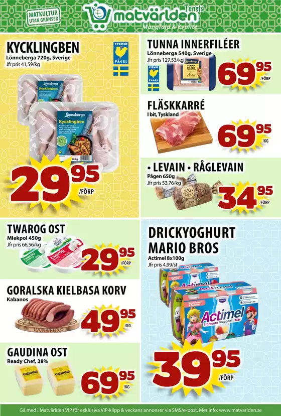 Veckans erbjudanden Tensta! 