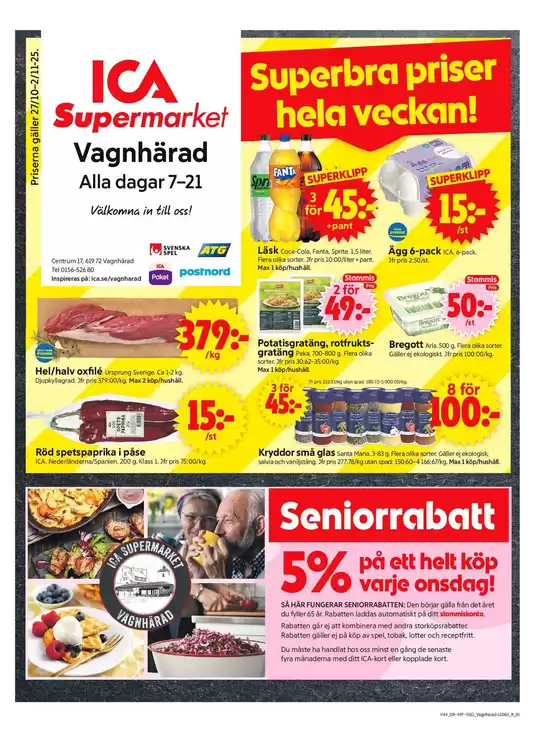 ICA Supermarket reklamblad