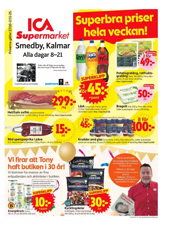 ICA Supermarket reklamblad