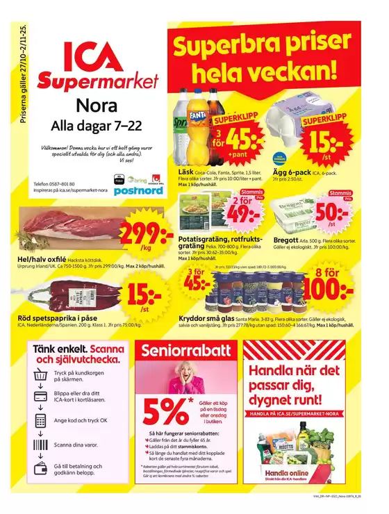 ICA Supermarket reklamblad
