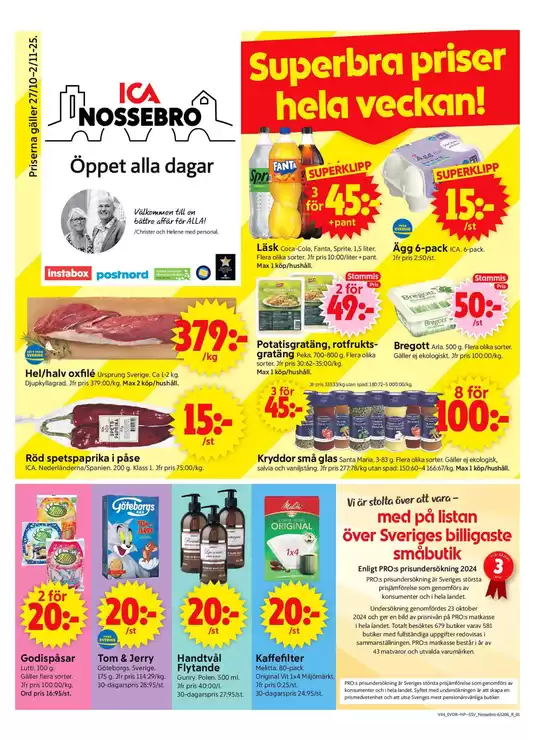 ICA Supermarket reklamblad
