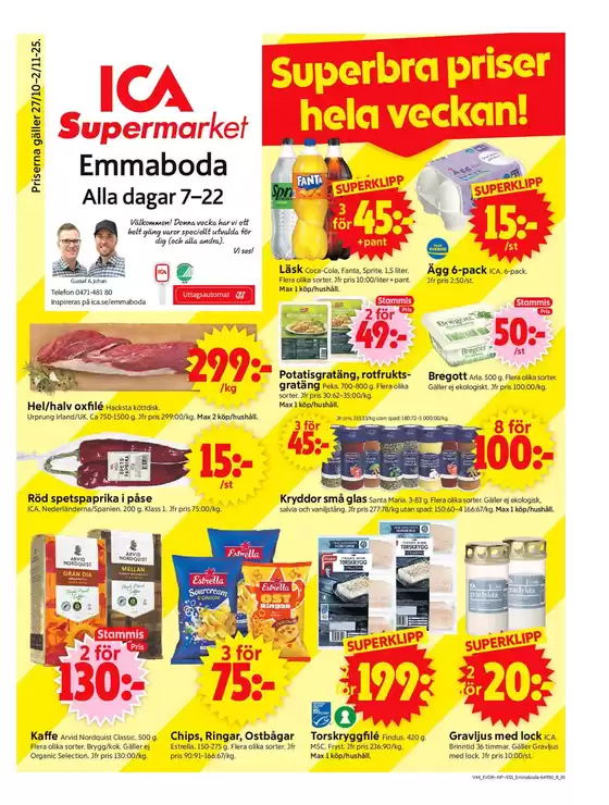 ICA Supermarket reklamblad