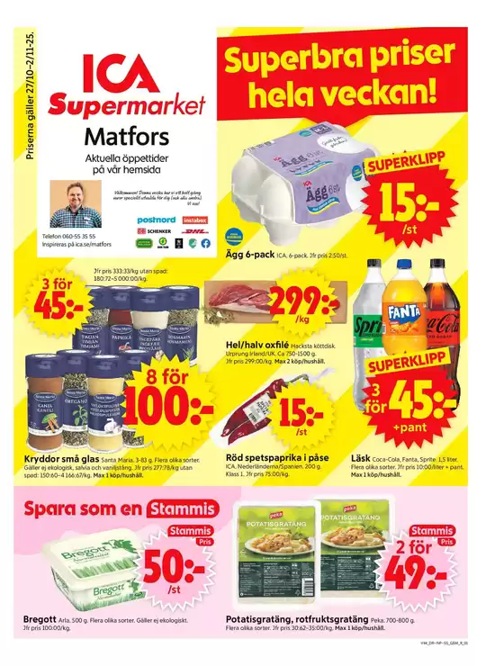 ICA Supermarket reklamblad