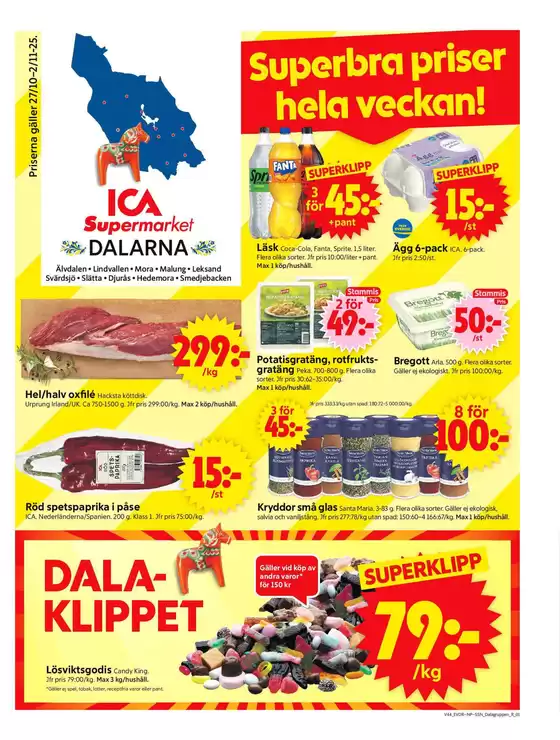 ICA Supermarket reklamblad