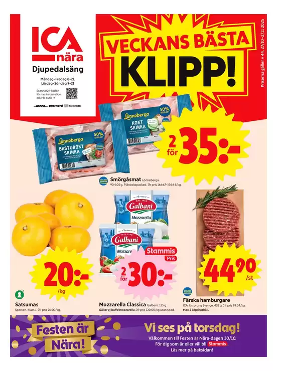 ICA Nära reklamblad