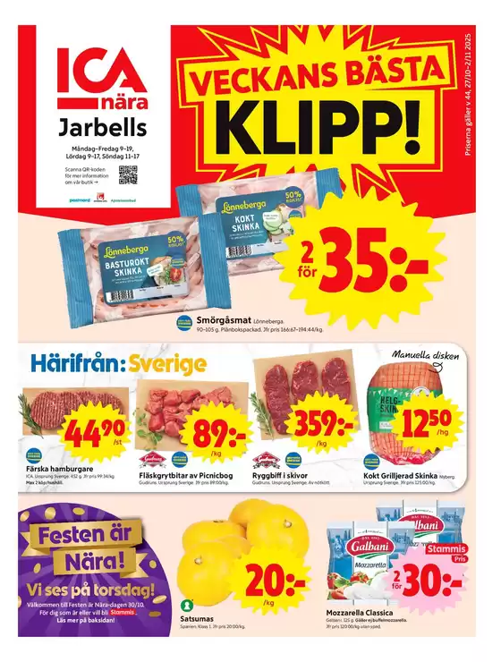 ICA Nära reklamblad