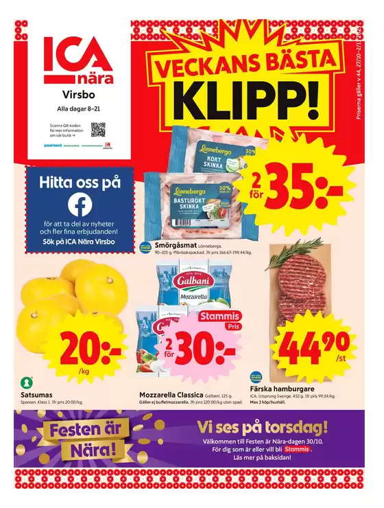 ICA Nära reklamblad