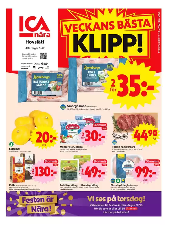 ICA Nära reklamblad