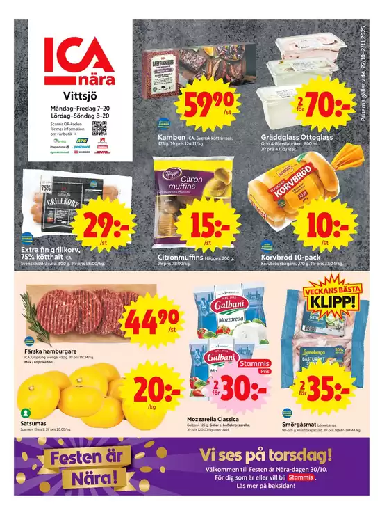 ICA Nära reklamblad