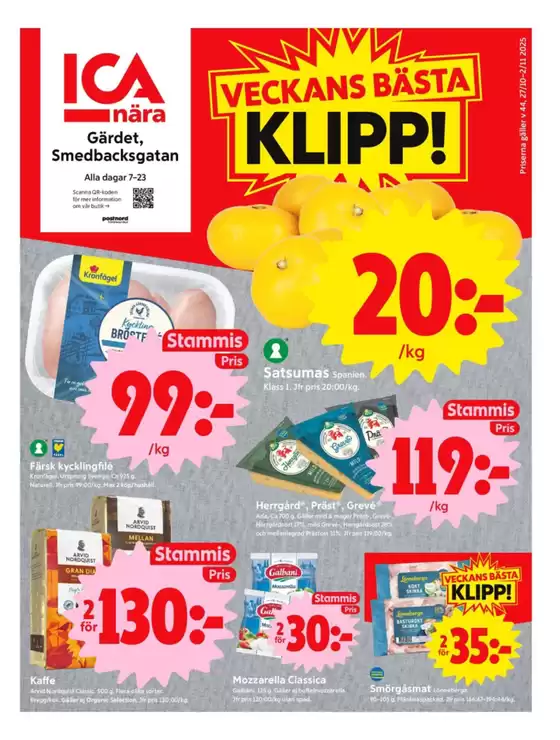 ICA Nära reklamblad