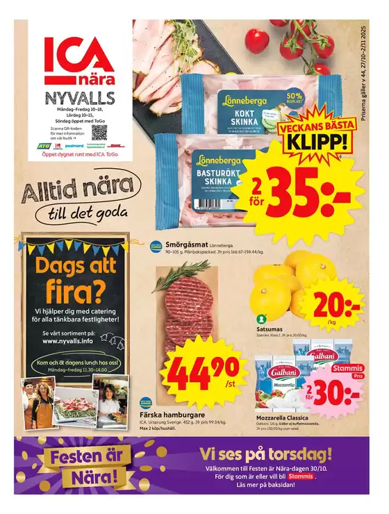 ICA Nära reklamblad