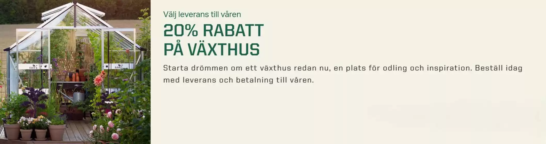 Skånska Byggvaror-katalog i Skövde | 20% rabatt på växthus! | 2025-10-27T00:00:00.000Z - 2025-11-10T00:00:00.000Z