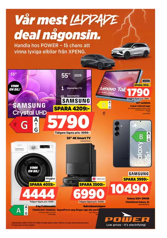 Power-katalog i Helsingborg | Vår mess laddade deal någonsin!  | 2025-10-27T00:00:00.000Z - 2025-11-02T00:00:00.000Z